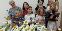 Букет ромашек в День семьи, любви и верности - Варненский район